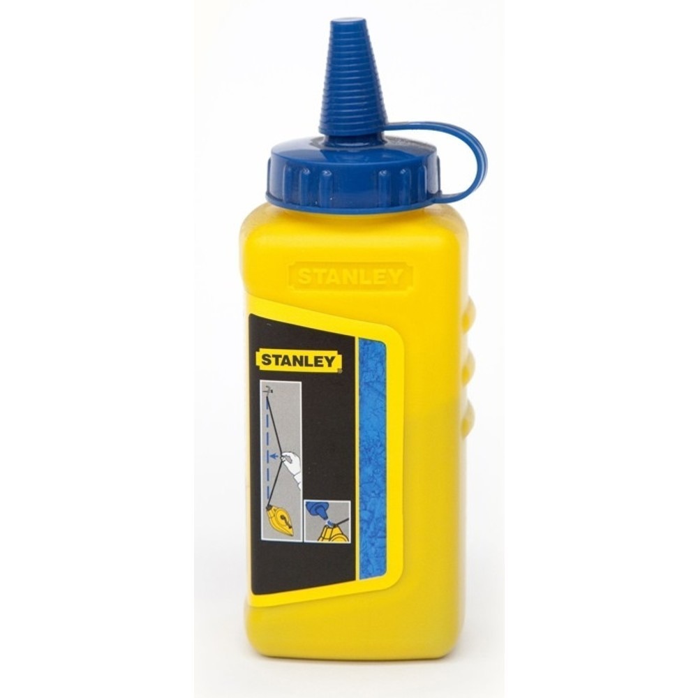 STANLEY Schlagschnurkreide, 225 g blau, Kunststoffflasche