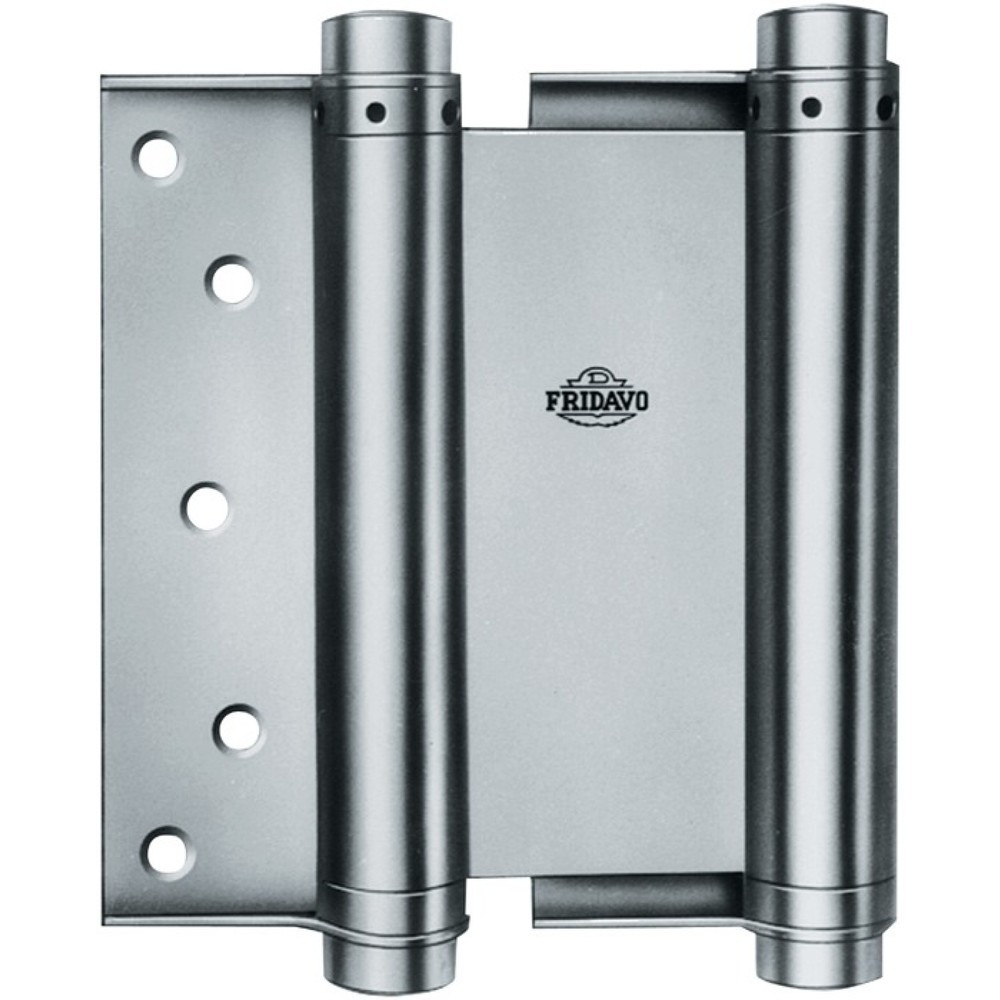 FRIDAVO Spiralfederpendeltürband Modell M, Grösse 28 50 mm, Stahl gelb chromatisiert, doppelt wirkend
