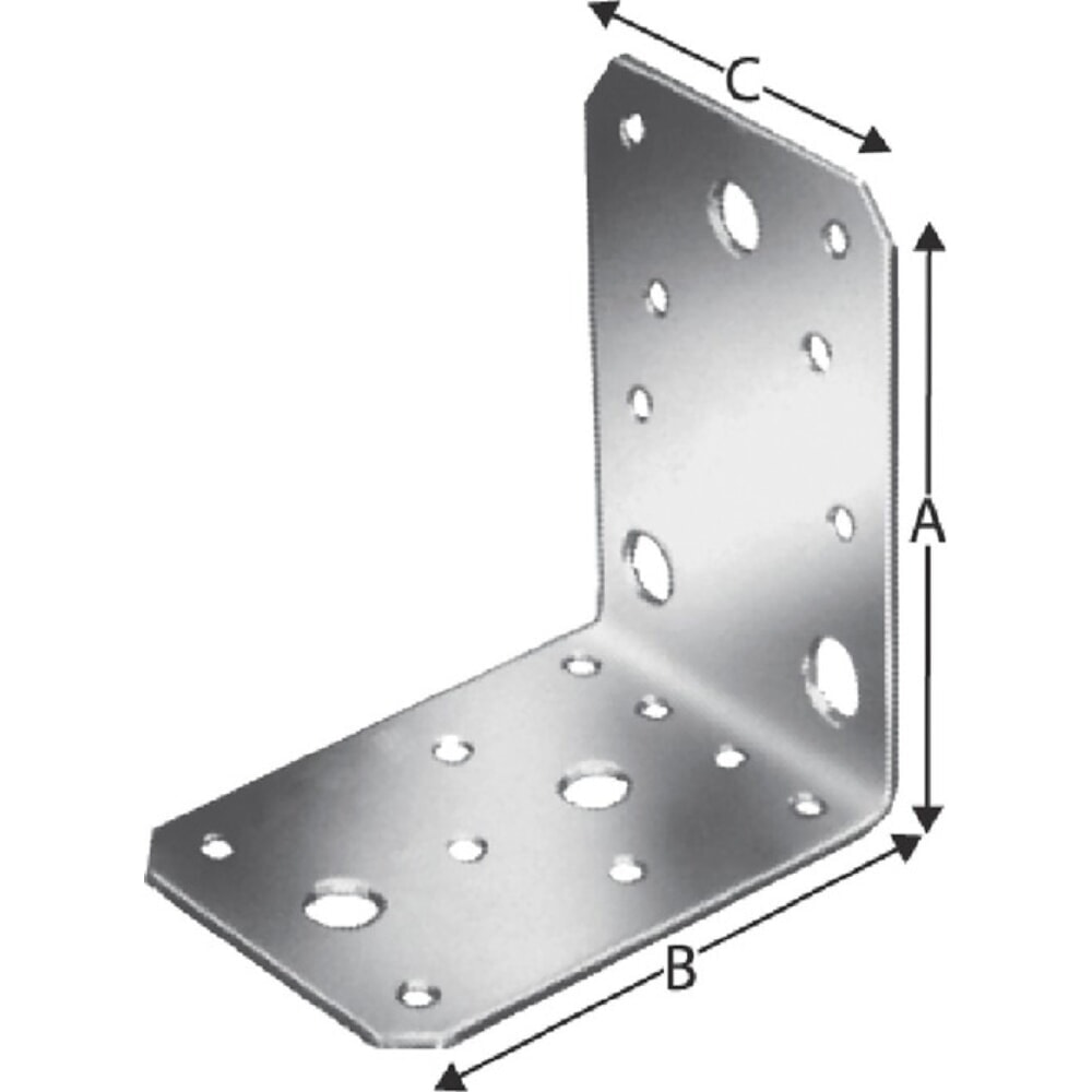 Winkelverb.AB AB90 88x88x65mm S.2,5mm