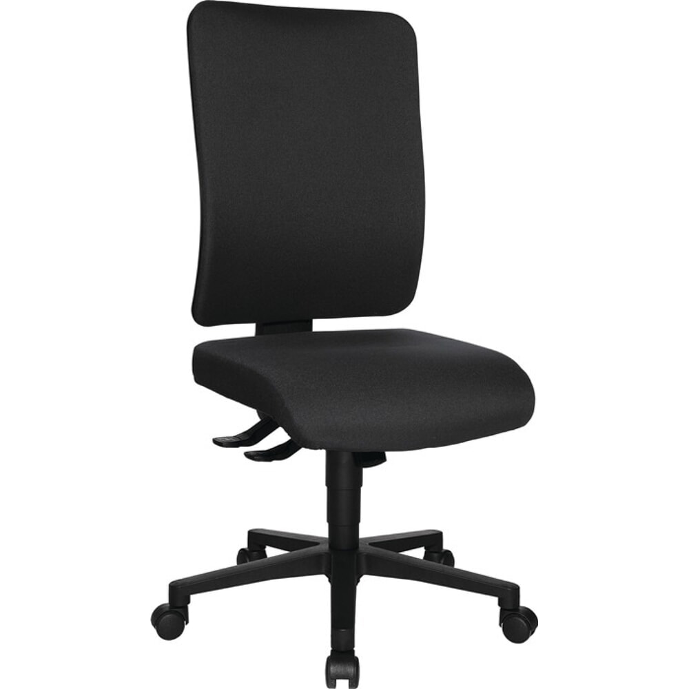 Topstar® Bürodrehstuhl, anthrazit 450-550 mm, mit Synchrontechnik, ohne Armlehnen Tragfähigkeit 110 kg