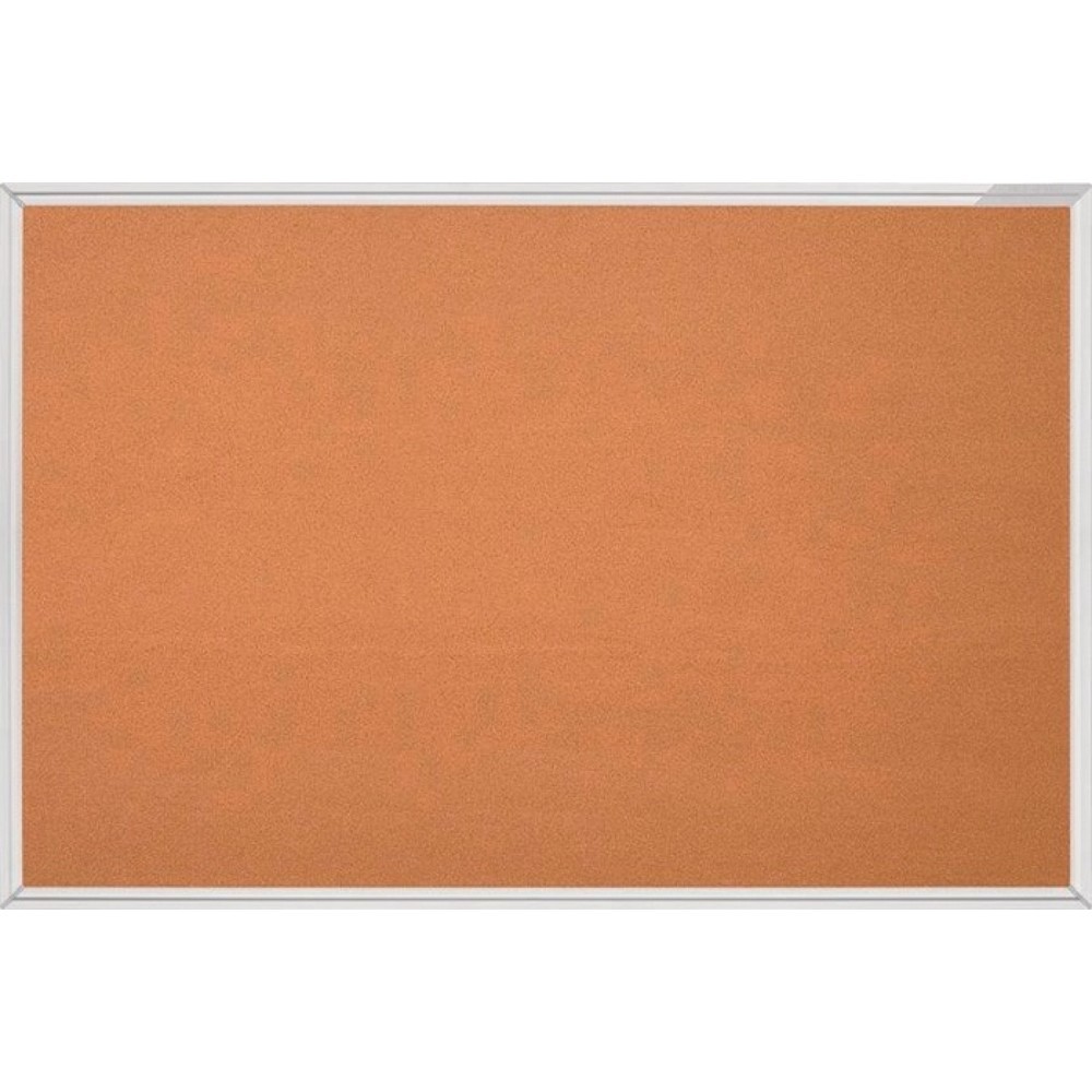 magnetoplan® Korktafel, mit Aluminiumrahmen, B1200xH900mm natur