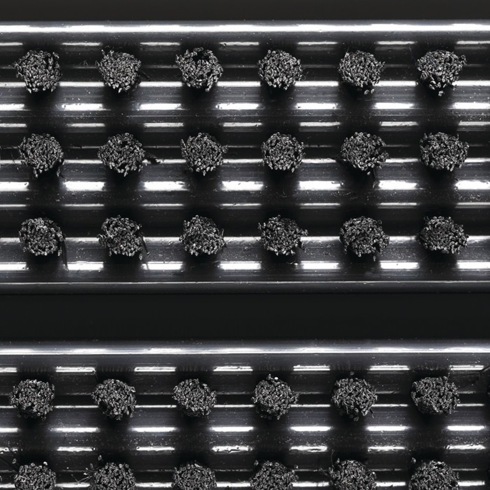 Fussmatte, L385xB590xS22mm, schwarz Polypropylen