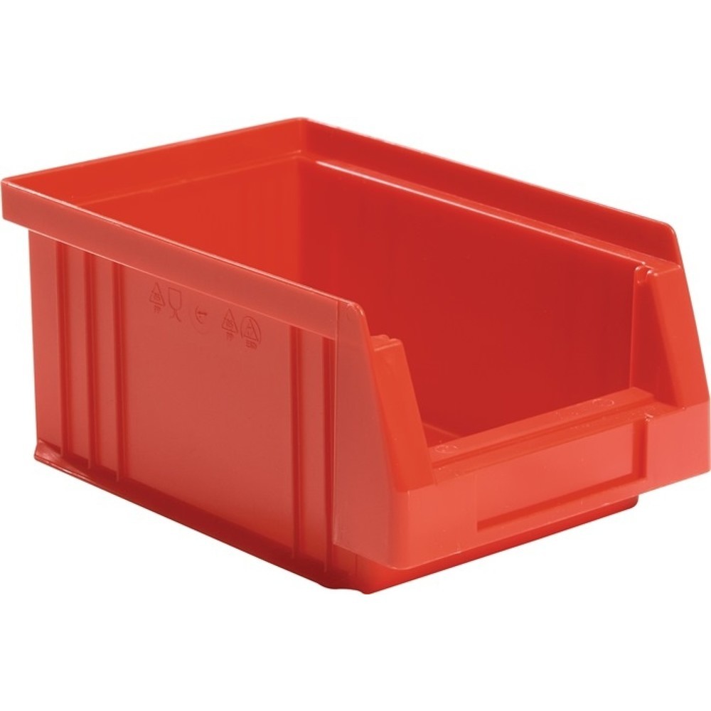 LA-KA-PE Sichtlagerkasten PLK, PP rot, L164xB105xH75mm