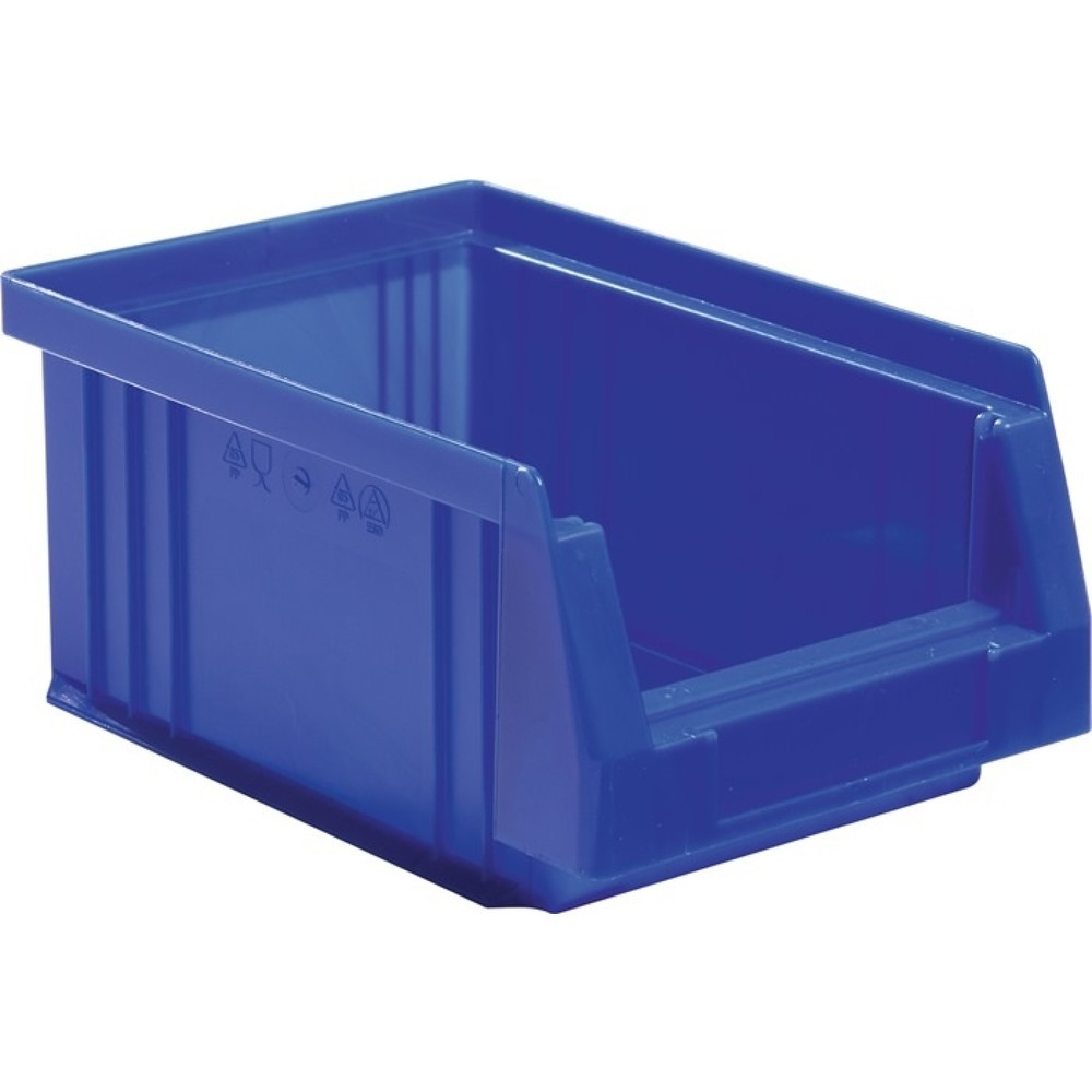 LA-KA-PE Sichtlagerkasten PLK, PP blau, L164xB105xH75mm