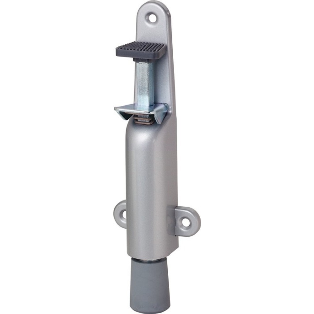 KWS Türfeststeller 102602, Hubhöhe 30 mm, Stahl silberfarbig lackiert, Türmontage