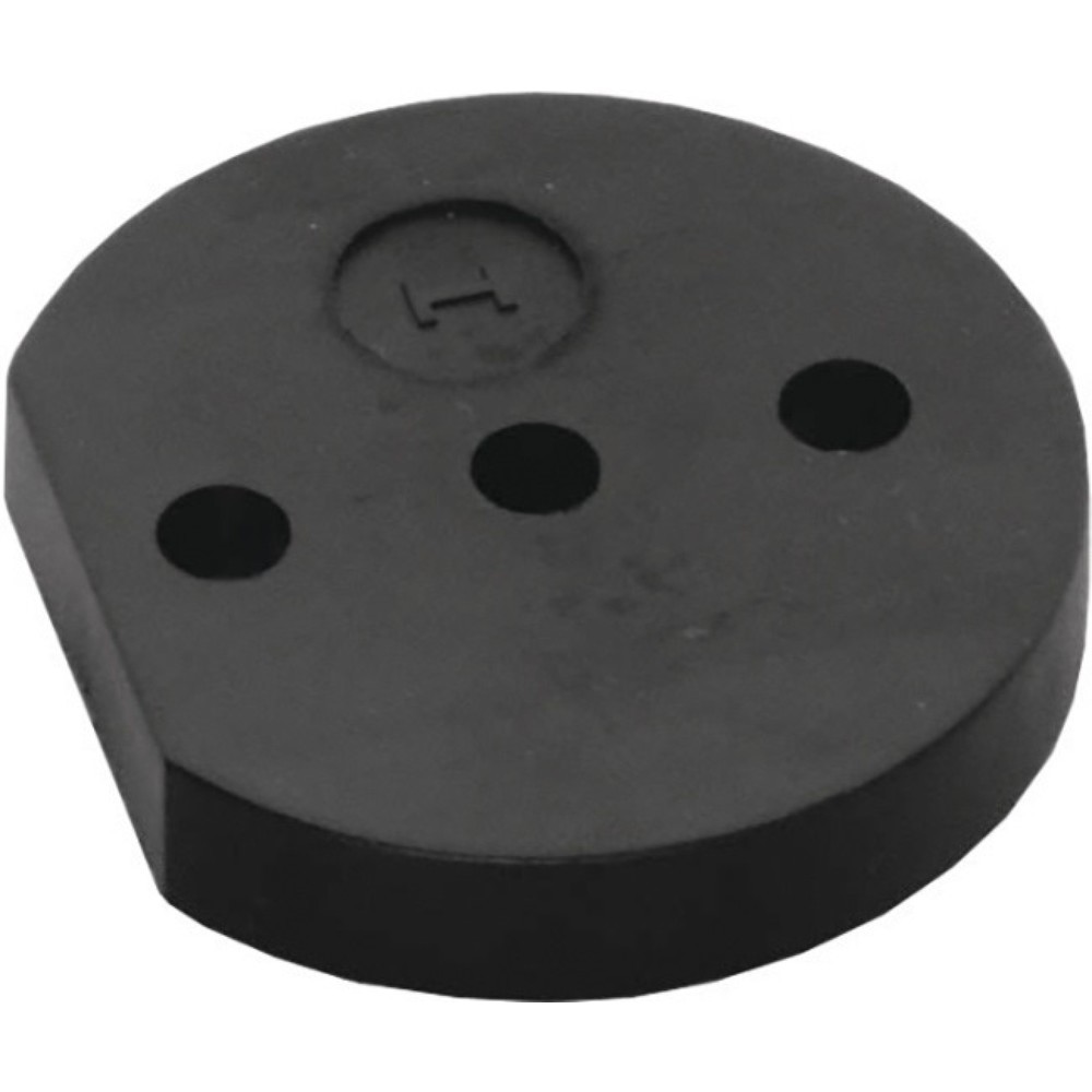 INTERSTEEL Unterlage, Ø 60 mm Höhe 10 mm, Nylon schwarz, f. Art. 3000 259 313