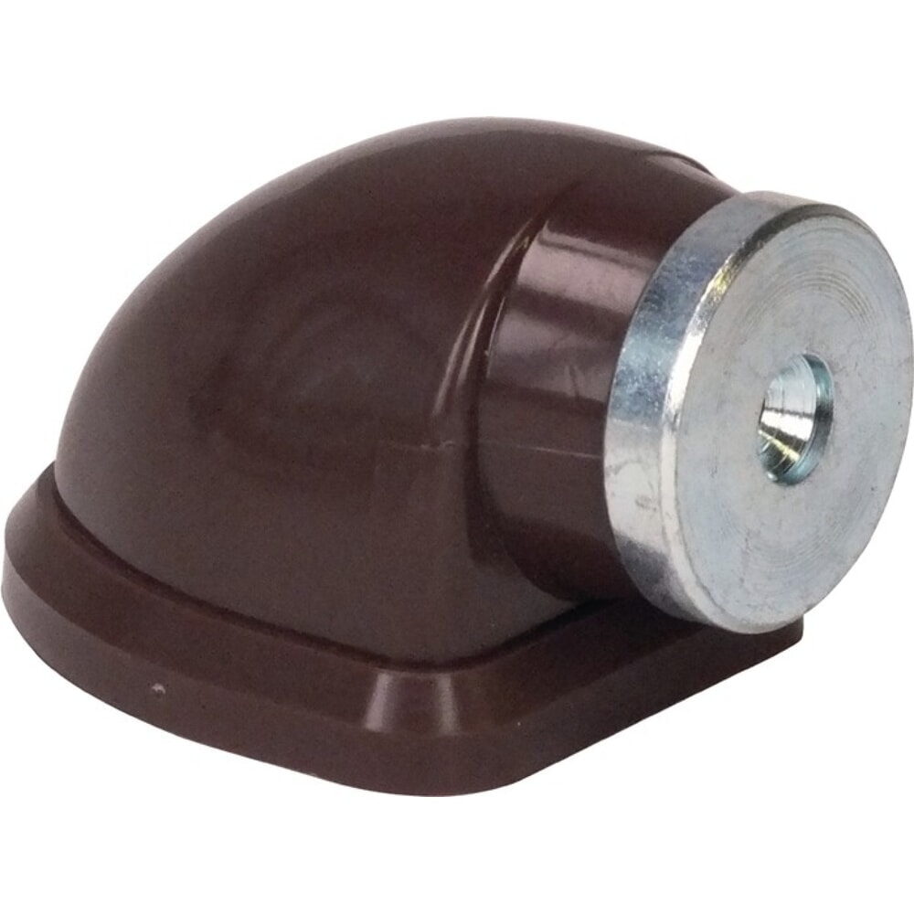 SCHNEGEL Magnettürfeststeller 011/572/2, Kunststoff grau, Höhe 38 mm, Dübelmontage