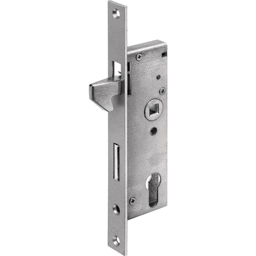 AMF Rohrrahmen-Schiebetorschloss 8331, PZW, Dornmass 40 mm