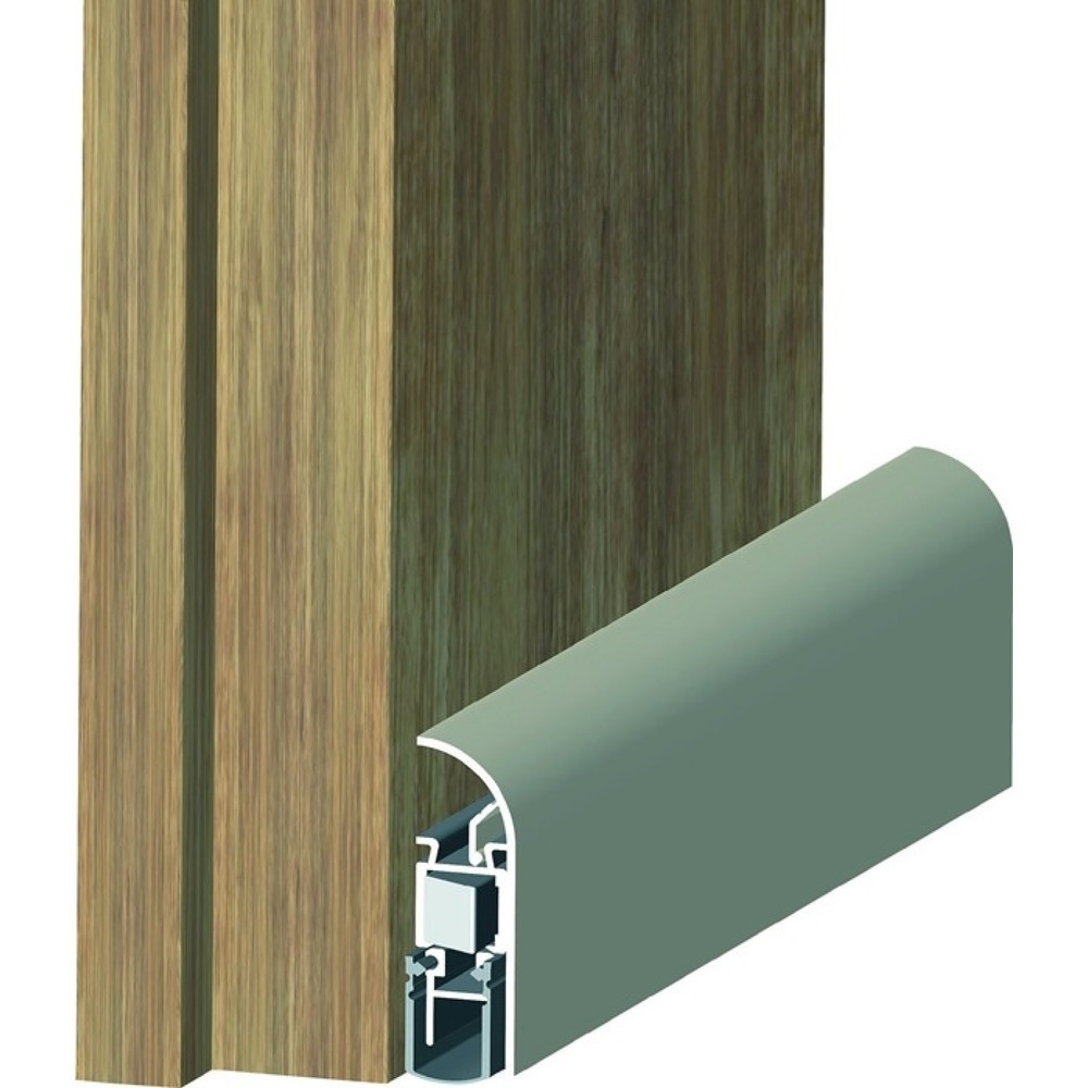 ATHMER Türdichtung Schall-Ex® Applic A, Aluminium weiss, 1-seitig Länge 805 mm, Holztüren