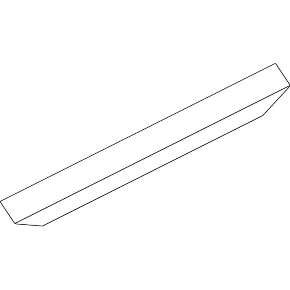 GEZE Abdeckprofil OL 90, silber Länge 2000 mm