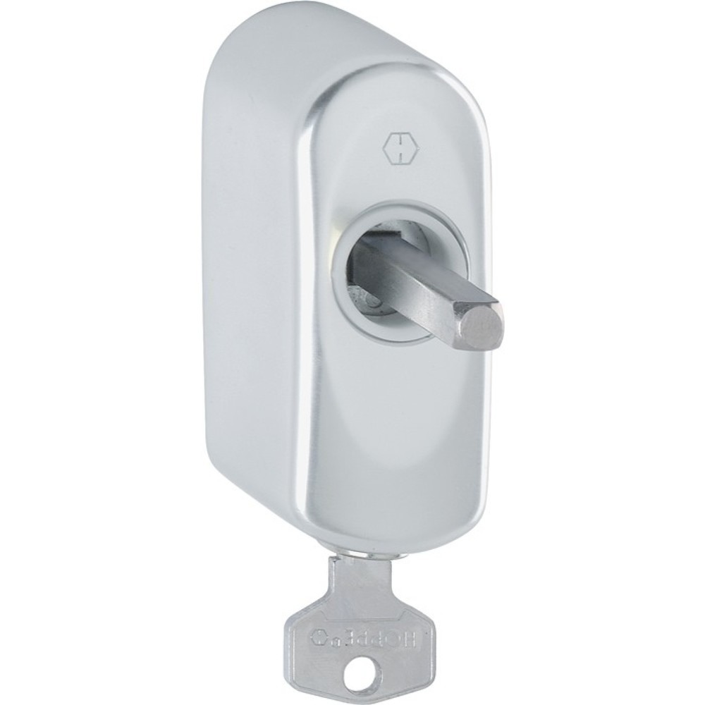 HOPPE Rosette EUS950S 100NM, 32 mm SecuSelect® / Secu100® / Secustik®, Edelstahl matt, abschliessbar