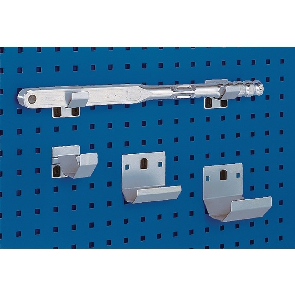 bott Rohrhalter, verzinkt, D100xB35mm, 2St./Btl., passend für Lochplatten