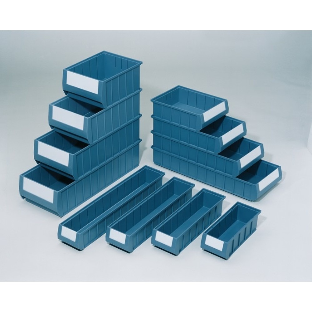 Regalkasten, blau PP, L400xB117xH90mm