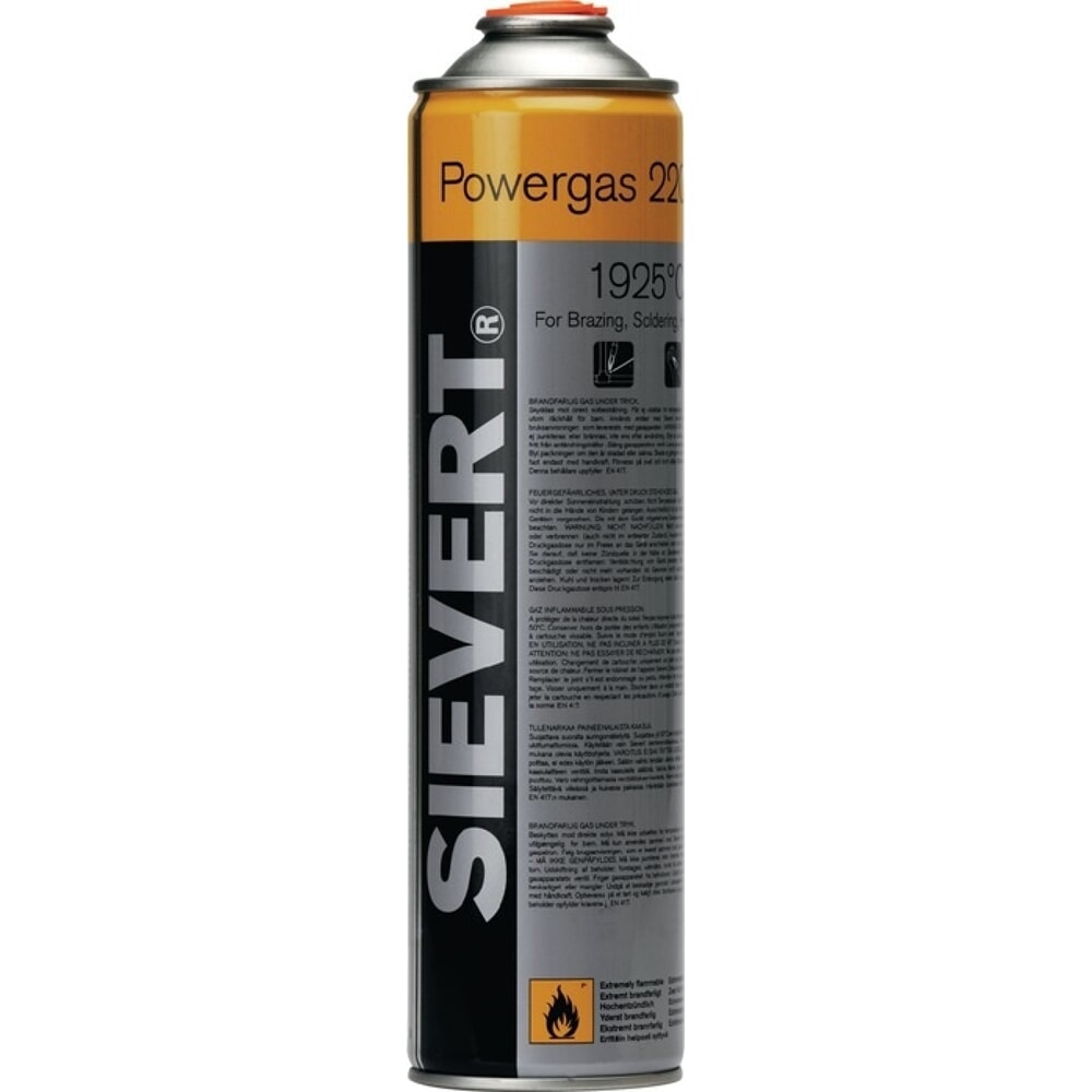 SIEVERT Schraubkartusche Powergas 2204, 336 g 600 ml, 1925 °C