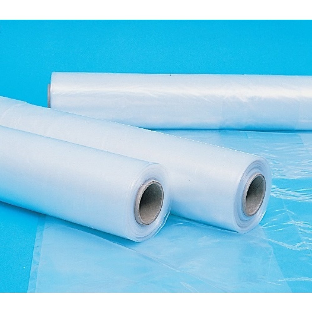 Baufolie, Länge 50000 mm Breite 4000 mm, 200 µm, Polyethylen, transparent