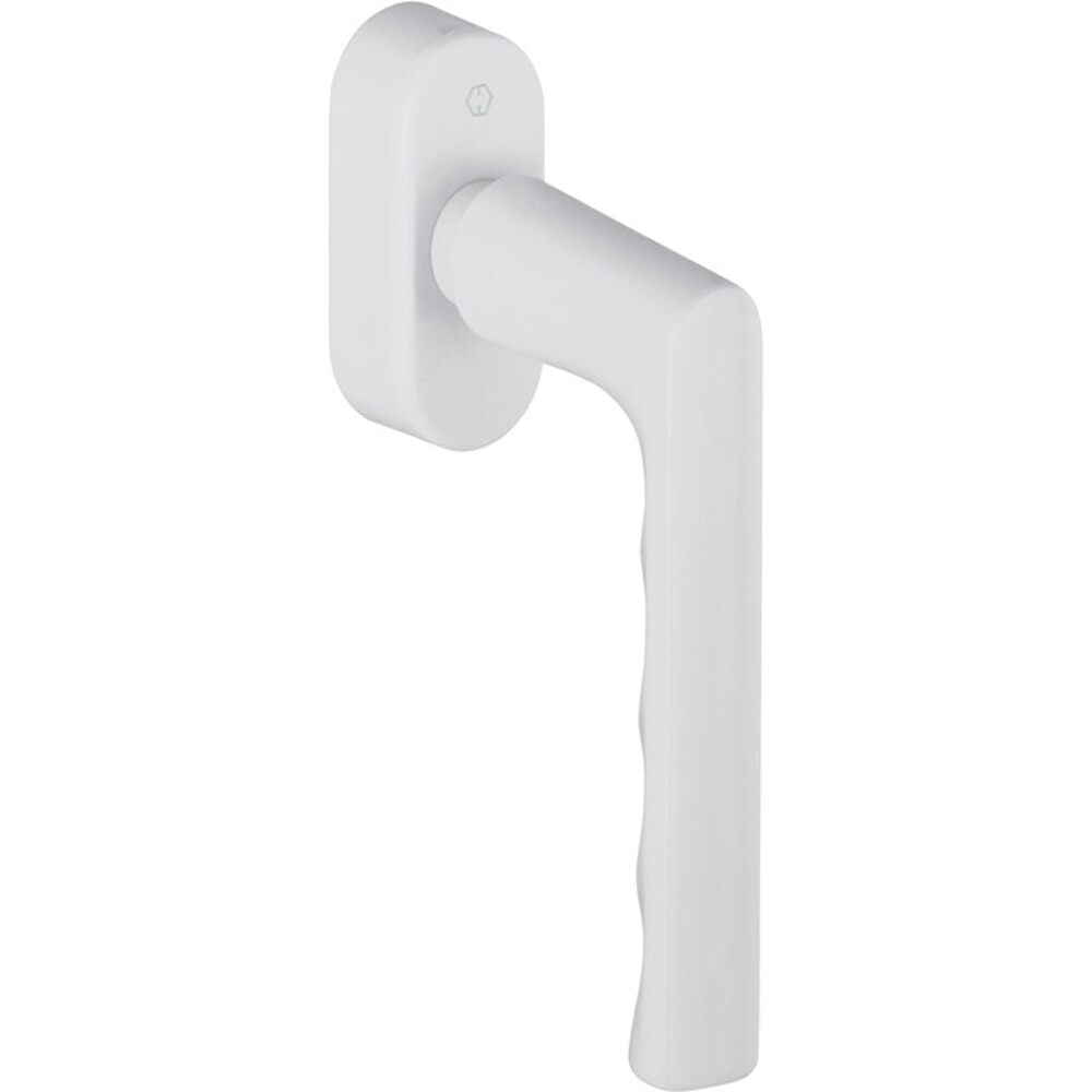 HOPPE Fenstergriff Hamburg 0700/UD9020, 32-42 mm, Aluminium F9016 / verkehrsweiss, Standard