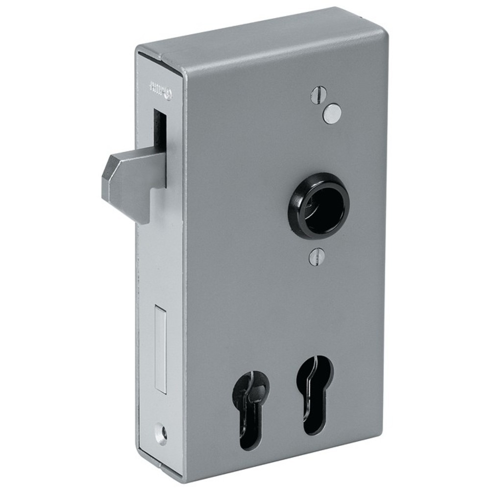 AMF Schiebetorschlosskasten 140SD-40PZ, Mass A40xB94,5xC173 mm, DIN links / rechts, Dornmass 30 / 60 mm