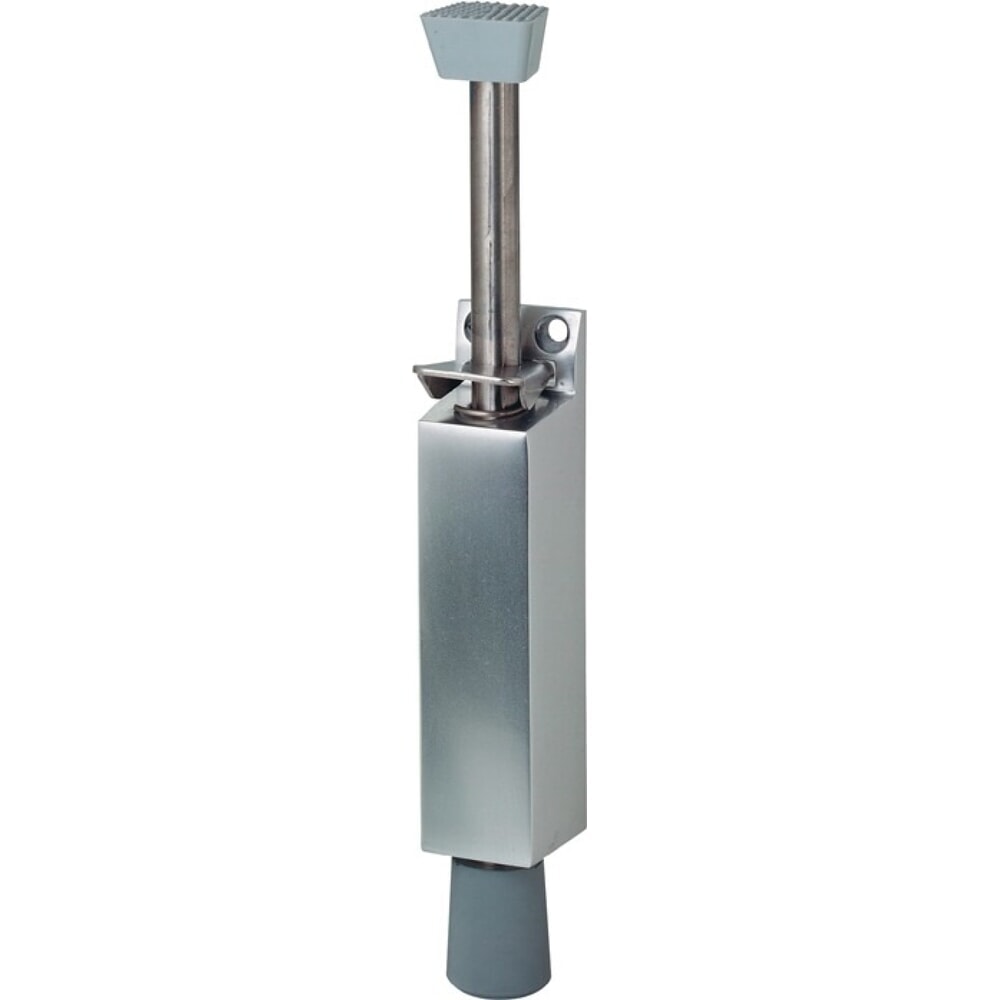 KWS Türfeststeller 1046.02, Hubhöhe 120 mm, Aluminium silberfarbig lackiert, Türmontage