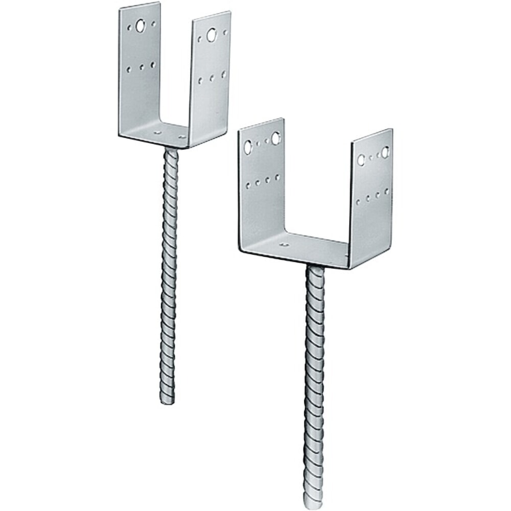 SIMPSON STRONG TIE Stützenfuss PPD, Stahl stückverzinkt zum Einbetonieren, 140 x 90 x 126 x 5 mm, Loch-Ø 5,0 + 13,5 mm 250 mm