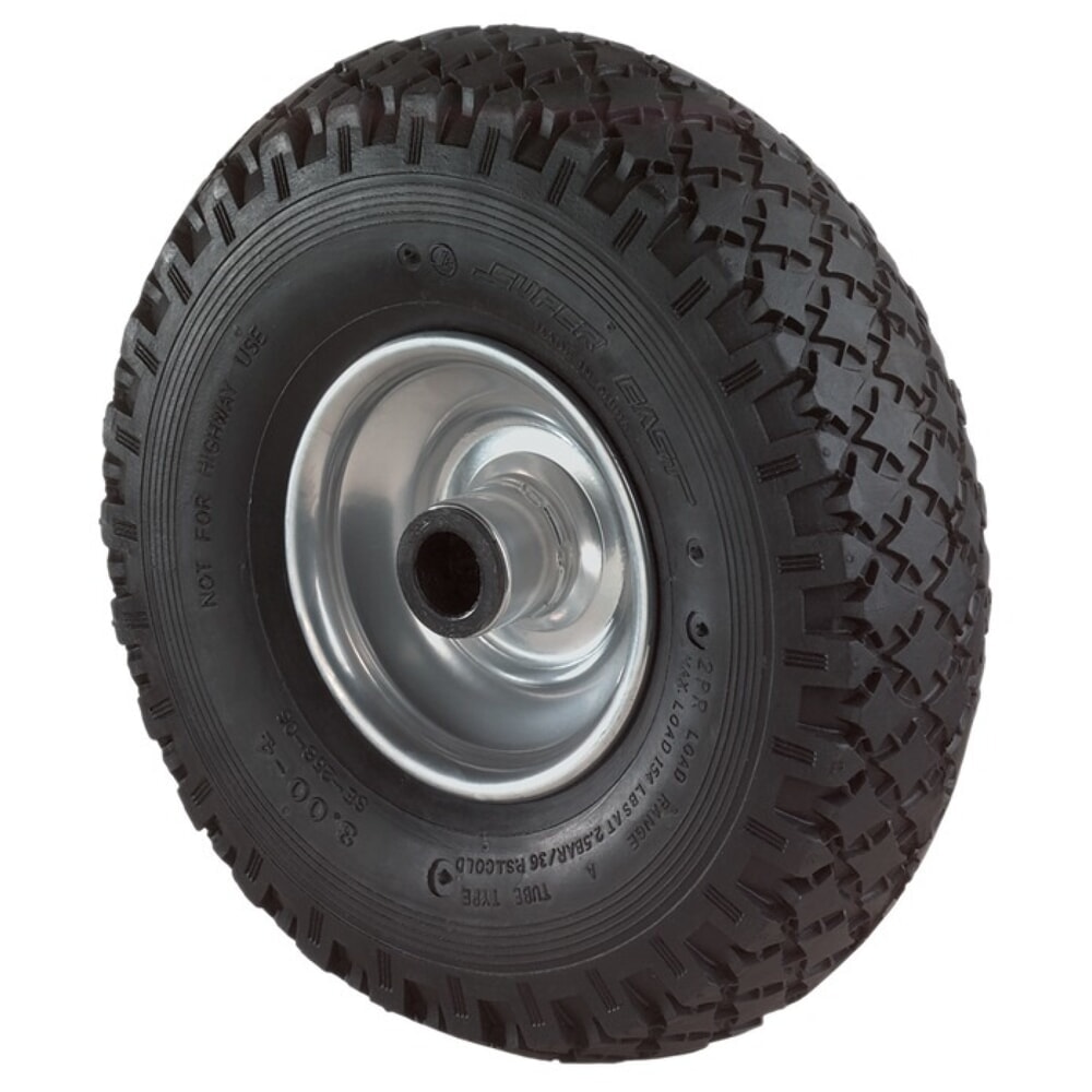 BS ROLLEN Luftrad, Ersatzrad, Rad-Ø 260 mm Tragfähigkeit 130 kg, Stollenprofil Rollenlager