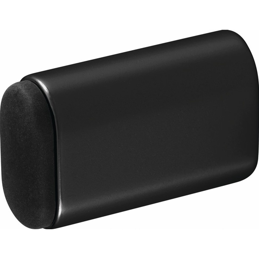 HERMETA Wandtürpuffer 4700 / 4702 / 4704, Länge 60 mm, Aluminium schwarz eloxiert