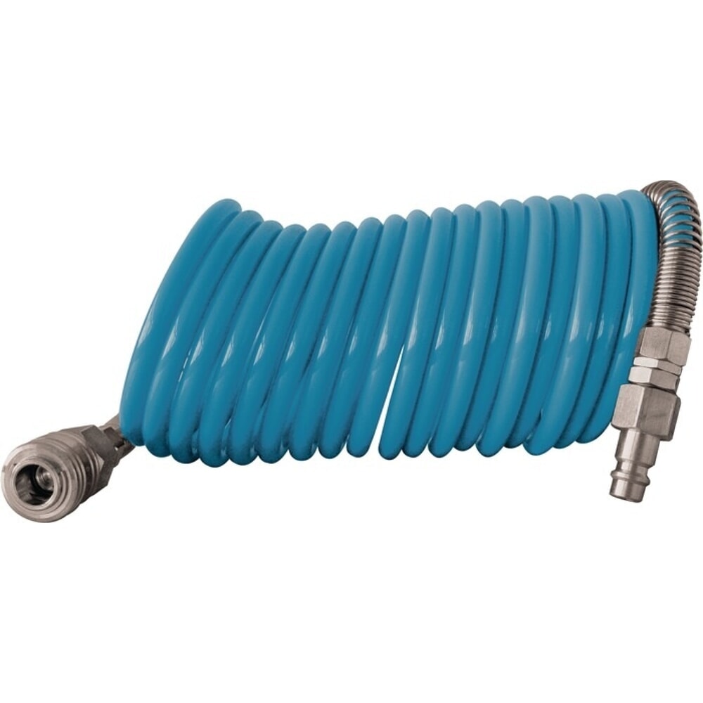 EWO Spiralschlauchset, Länge 7,5 m, Innen-Ø 6 mm Aussen-Ø 8 mm, Kupplung DN 7,2