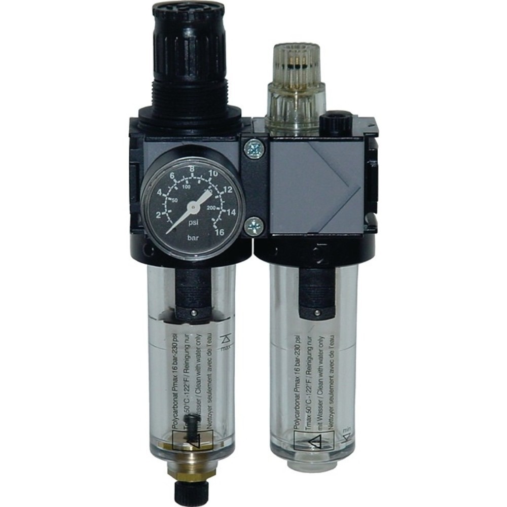 EWO Wartungseinheit Typ 488 variobloc, BG II 2-tlg., Gewinde G 1/2 ″ manuell, 3400 l/min