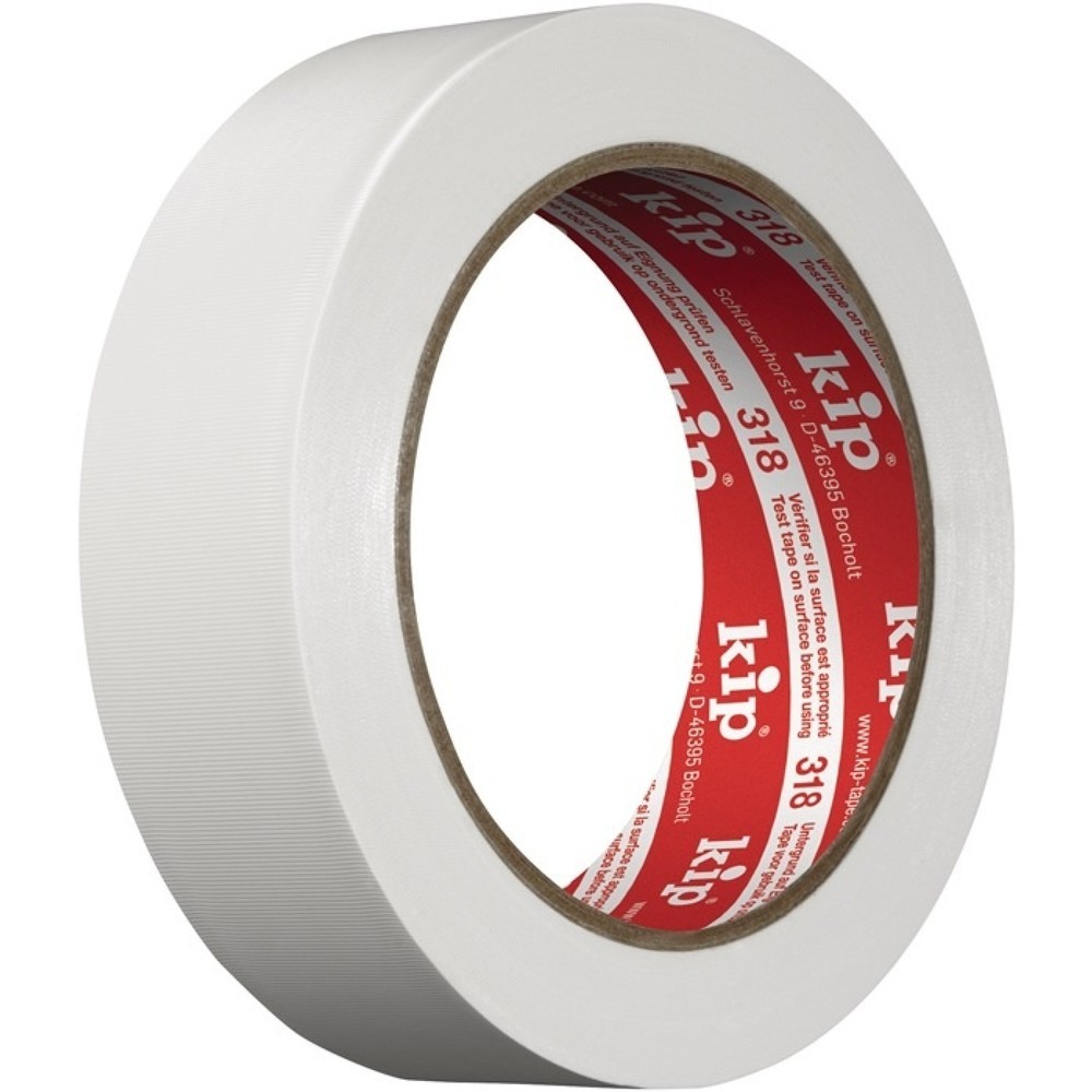 KIP PVC Schutzband 318, Länge 33 m Breite 30 mm, weiss, Rolle