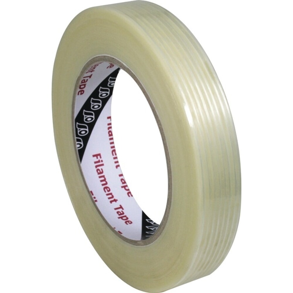 IKS Filamentband F407, Länge 50 m Breite 19 mm, farblos, Rolle