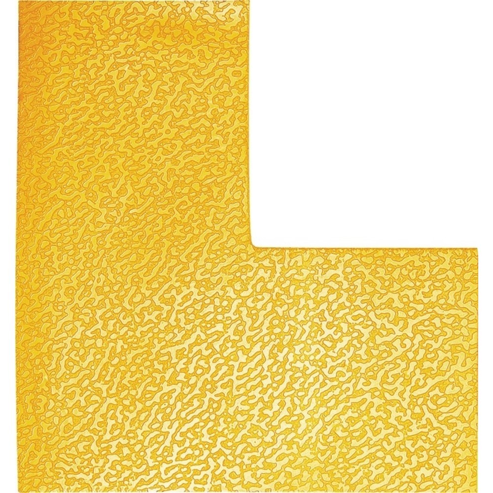 DURABLE Stellplatzmarkierung, selbstklebend signalgelb, Form L, Karton, 10 Stück