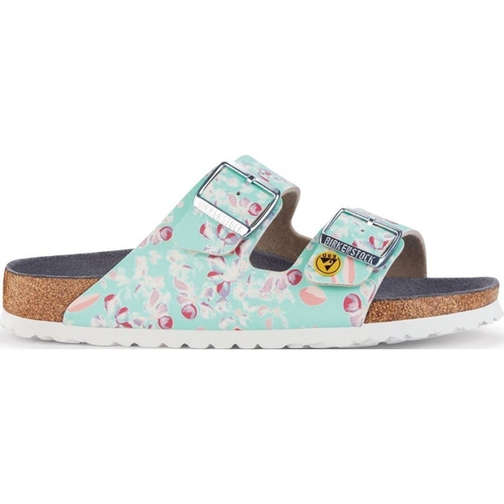 BIRKENSTOCK Sandale Arizona ESD, Birko Flor, Grösse 40 flower field mint, EN 61340