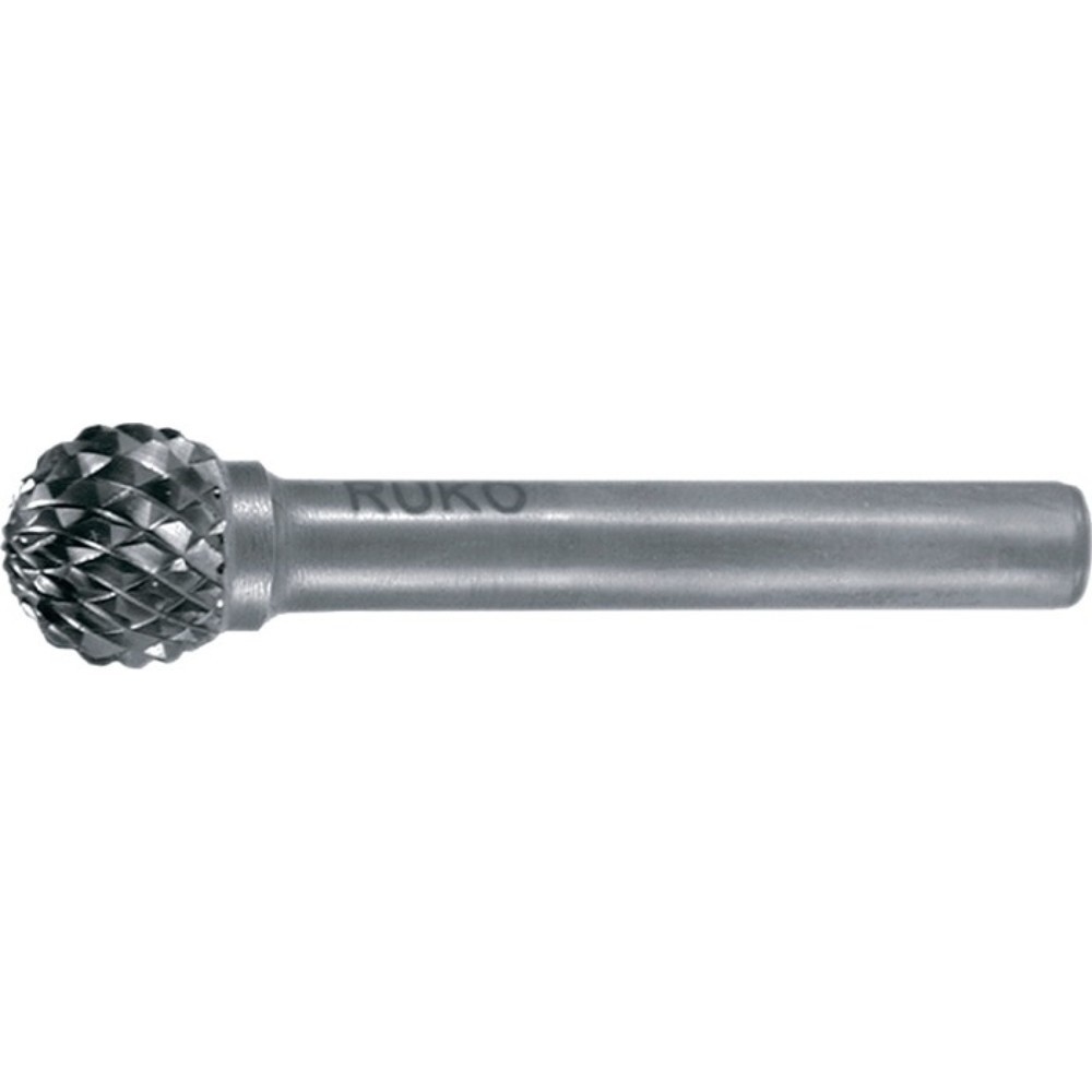 RUKO Frässtift KUD, Hartmetall Blank, Ø 6 mm Kopflänge 5 mm Schaft-Ø 6 mm, Verzahnung KVZ 4