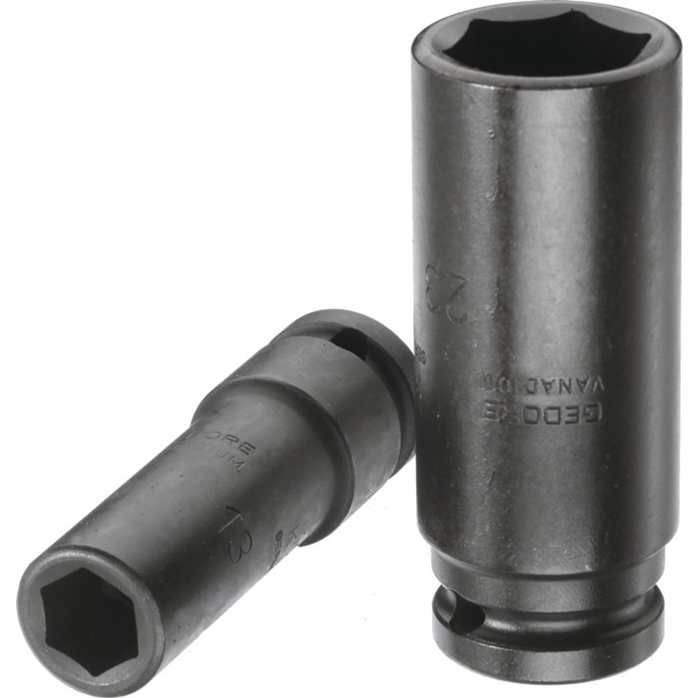 GEDORE Kraftschraubersteckschlüsseleinsatz K 19 L, 1/2 ″, Schlüsselweite 22 mm Länge 82 mm