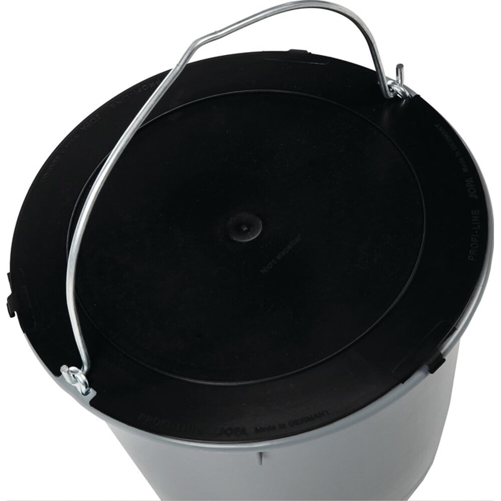 JOPA Deckel, Innen-Ø 310 mm, schwarz, Recycling-Kunststoff