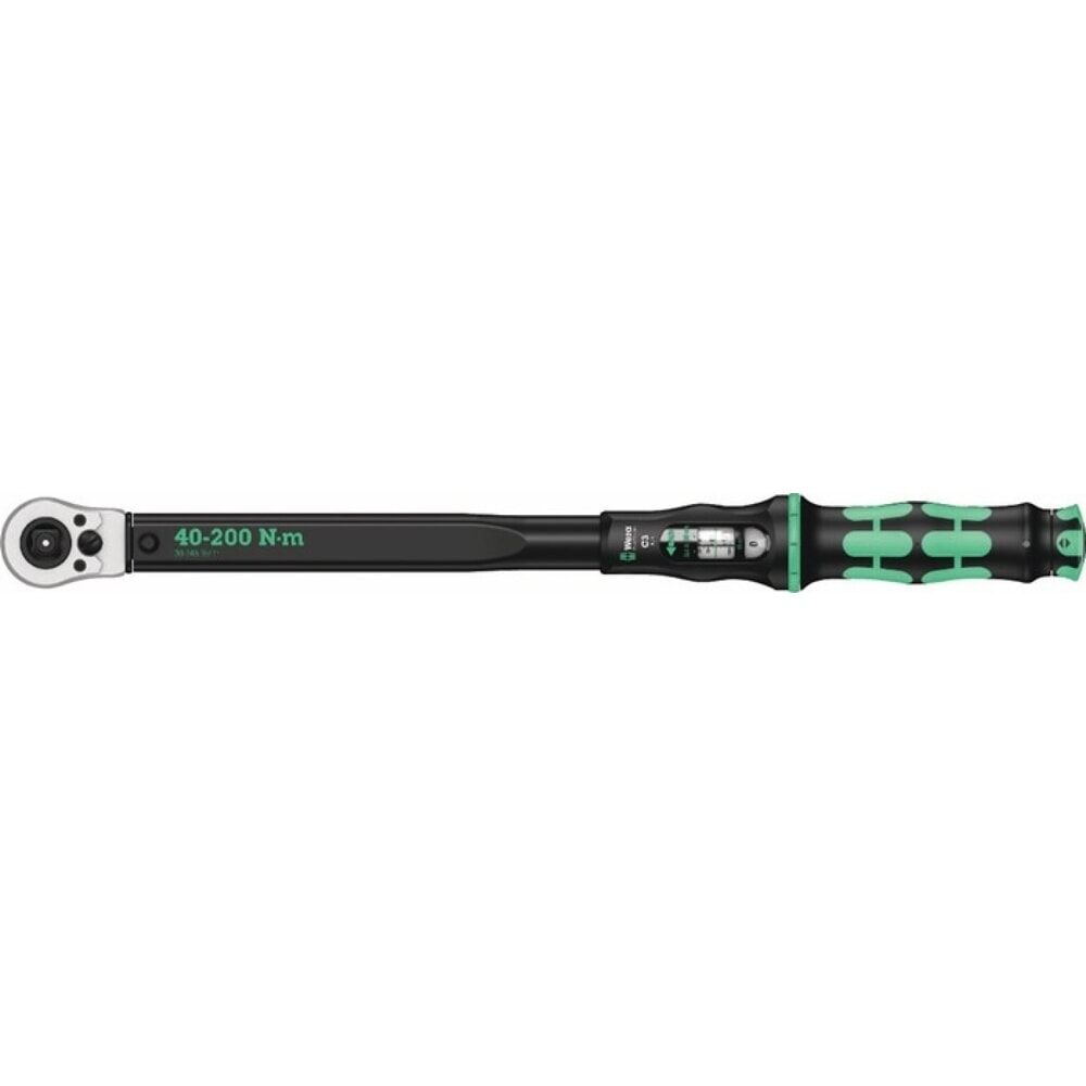 WERA Drehmomentschlüssel Click-Torque C 3 Push, 1/2 ″ 40 200 Nm