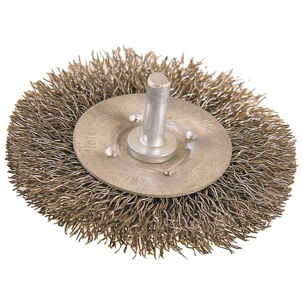 OSBORN Rundbürste, Stahl 12 mm, Ø 100 mm Drahtstärke 0,2 mm, 4500 min-¹