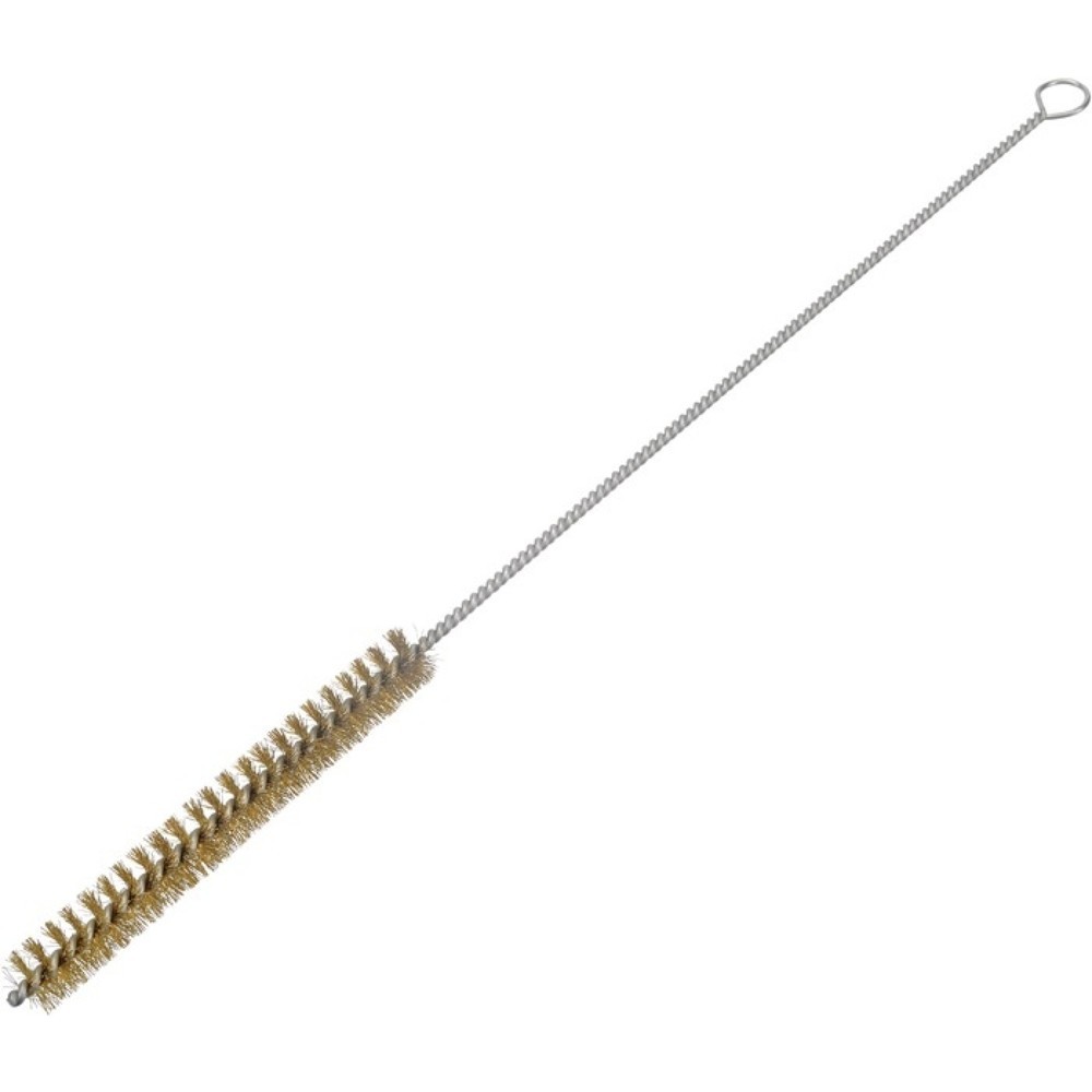 OSBORN Düsenbürste, 0,12 mm Messing, Länge 320 mm Ø 6 mm, Besatzlänge 100 mm mit Öse