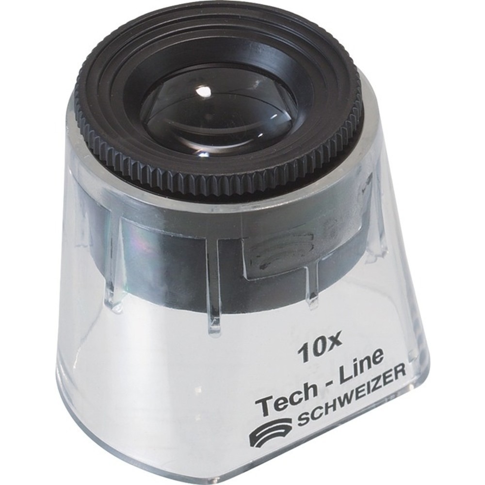 SCHWEIZER Standlupe Tech-Line, Vario, Vergrösserung 10x, Linsen-Ø 22,8 mm