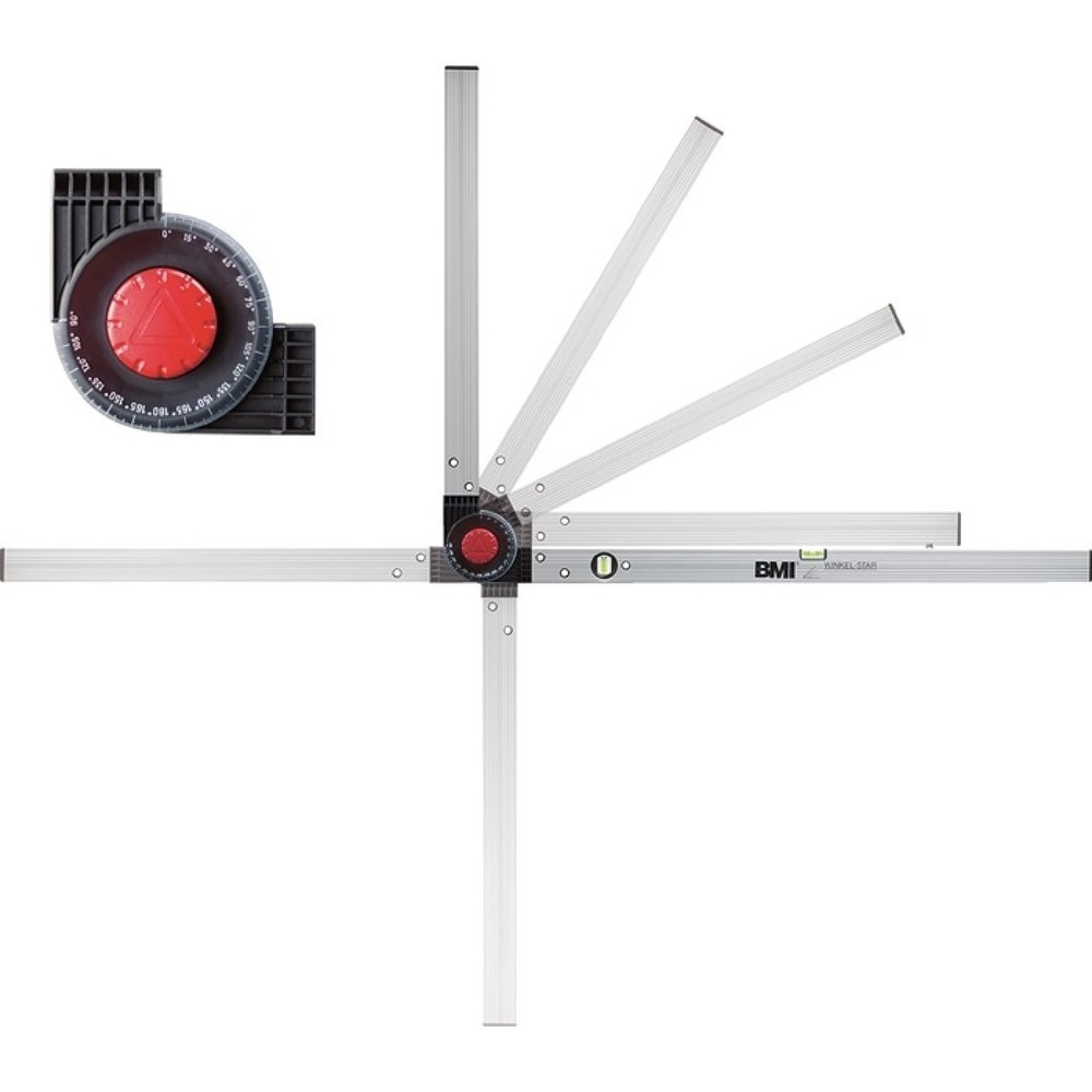 BMI Winkelmessgerät WINKELSTAR, Schenkellänge 60x120 cm, Messbereich 0-270 °
