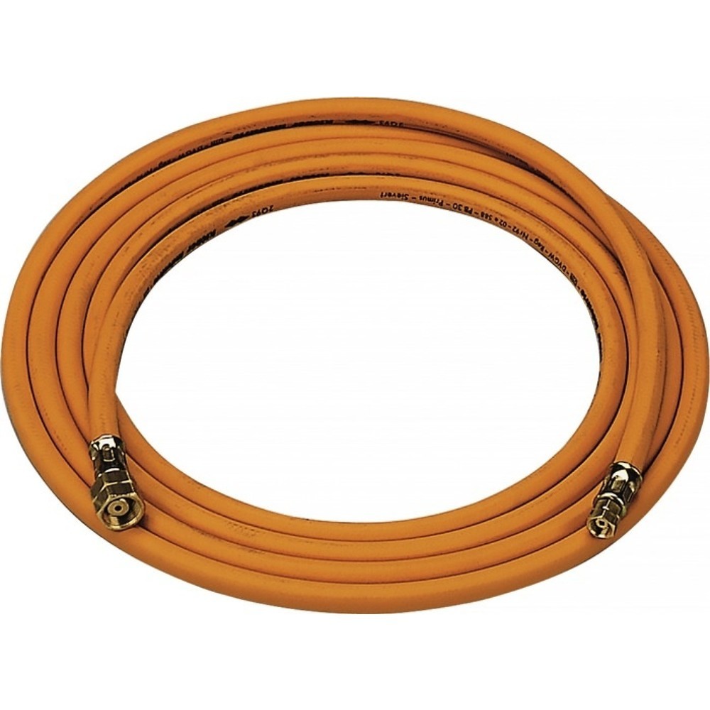 SIEVERT Propangasschlauch, G3/8″ LH x G3/8″ LH Hochdruck, 4x4mm, Länge 3 m