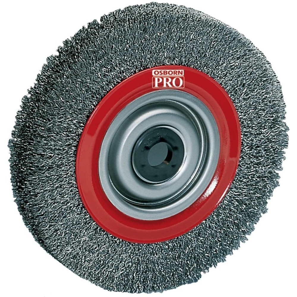 OSBORN Rundbürste, Stahl 30 mm, Ø 200 mm Drahtstärke 0,3 mm, 4500 min-¹