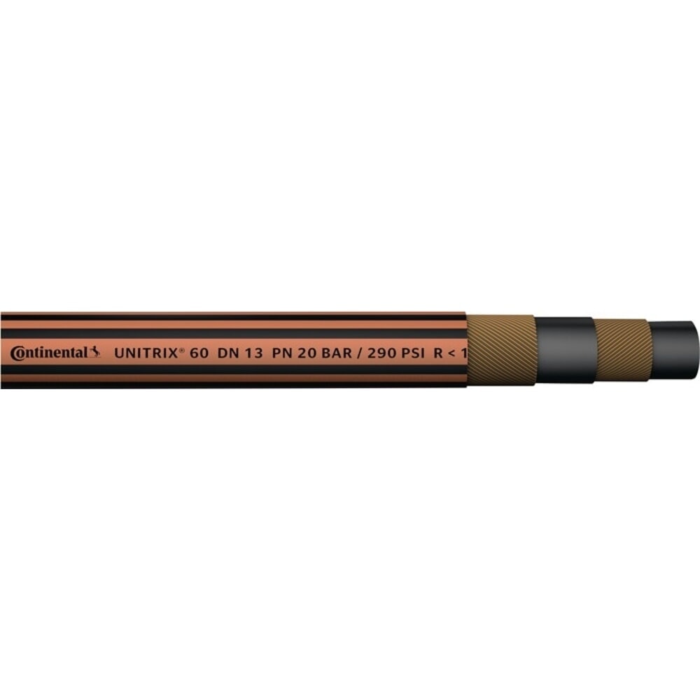CONTINENTAL Vielzweckschlauch UNITRIX® 60, Wandstärke 5 mm, Innen-Ø 19 mm, Rolle, Länge 50 m