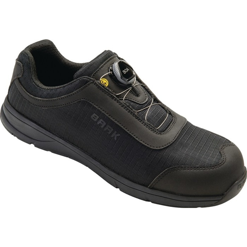 BAAK Sicherheitsschuh Sam, S3 EN ISO 20345:2011, Grösse 43 Schwarz, textiles Nylonmaterial