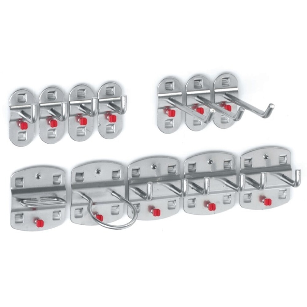 Kappes Werkzeughalter, 9 div. Haken/3 Doppelhaken 12-tlg., BxHmm