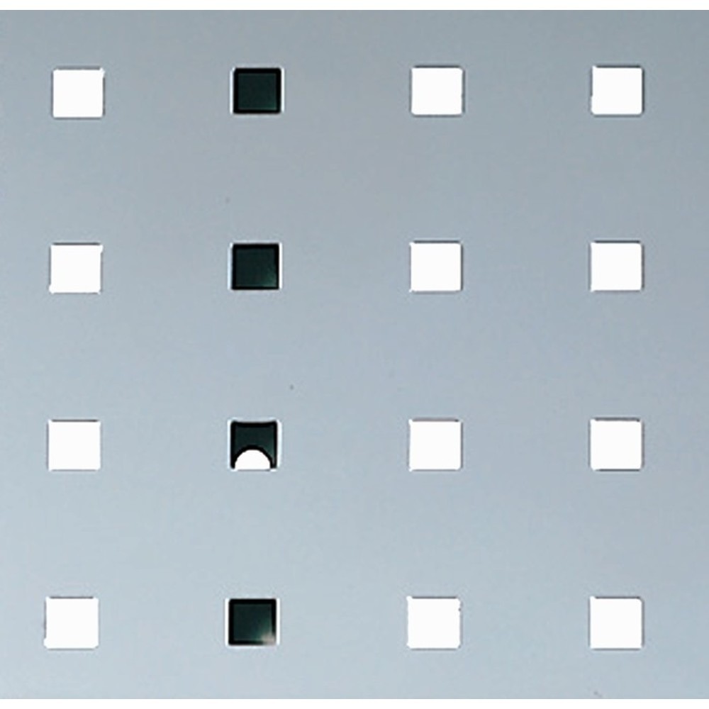 bott Lochplatte, lichtgrau, RAL 7035, B457xL1981mm