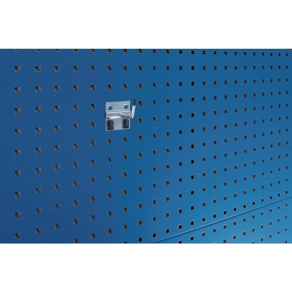 bott Schräghaken, passend für Lochplatten, T25xØ6mm verzinkt, 5St./Btl.