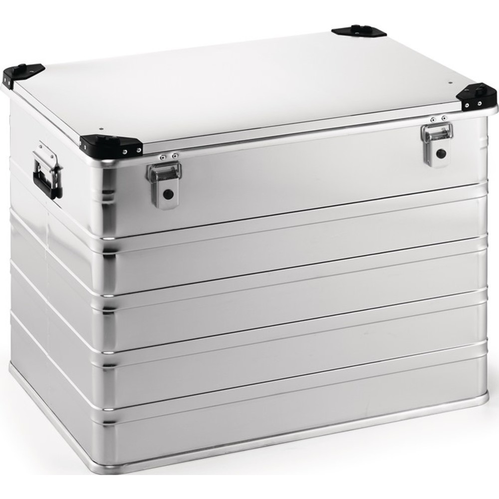 Aluminiumbox, mit Klappverschluss und Stapelecken, L782xB585xH620mm 240 l