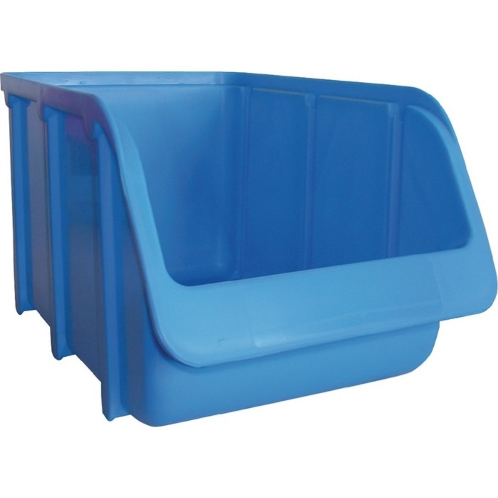 HÜNERSDORFF Sichtlagerkasten, PP blau, L242/203xB146xH127mm, stapelbar