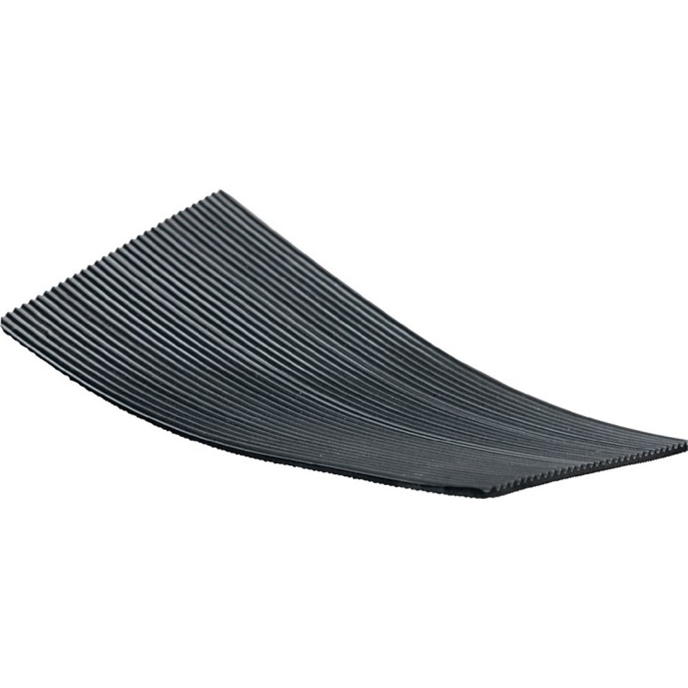 Gummifeinriefenmatte-Zuschnitte, schwarz, Breite 1 m Länge 0,5 m Dicke 3 mm, Rolle