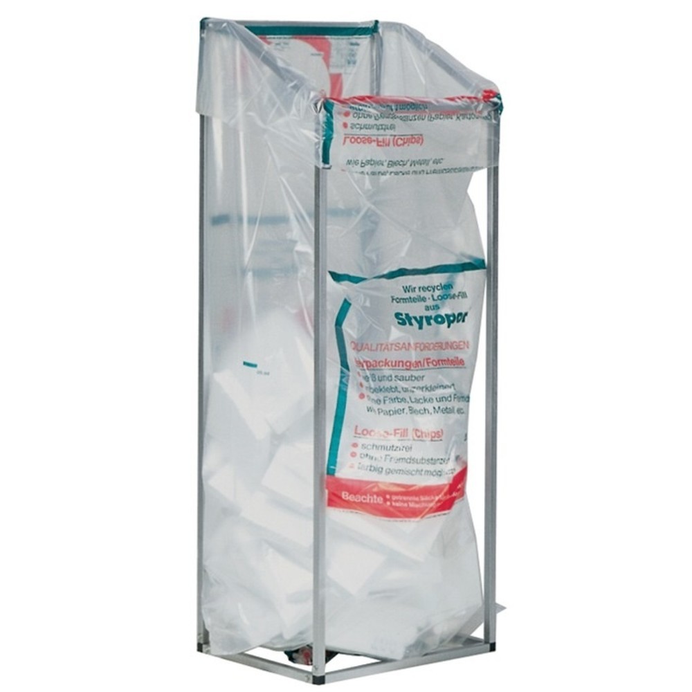 Kunststoffsack, B1250/850xL2600mm, 2500 l LD-PE transparent 125 µm, 10St./Karton